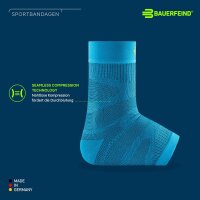 Bauerfeind Sports Compression Ankle Support, Pink, XL