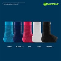 Bauerfeind Sports Compression Ankle Support, Pink, XL