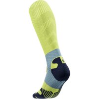 Bauerfeind Trail Run Compression Socks, Men, Bright Lemon, 46-49, Wadenumfang S