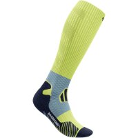 Bauerfeind Trail Run Compression Socks, Men, Bright Lemon, 46-49, Wadenumfang L