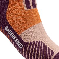 Bauerfeind Trail Run Compression Socks, Women, Sunrise Peach, 35-38, Wadenumfang M