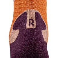 Bauerfeind Trail Run Compression Socks, Women, Sunrise Peach, 43-46, Wadenumfang S