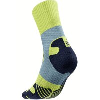 Bauerfeind Trail Run Mid Cut Socks, Men, Bright Lemon, 38-41