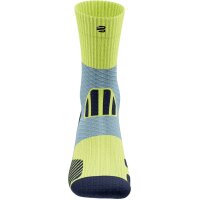 Bauerfeind Trail Run Mid Cut Socks, Men, Bright Lemon, 38-41