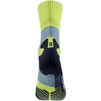 Bauerfeind Trail Run Mid Cut Socks, Men, Bright Lemon, 46-49