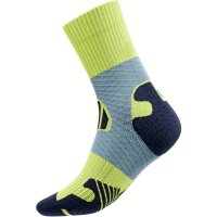 Bauerfeind Trail Run Mid Cut Socks, Men, Bright Lemon, 46-49