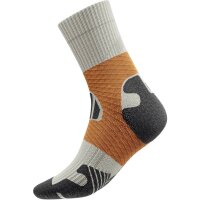 Bauerfeind Trail Run Mid Cut Socks, Men, Gravel Chalk, 38-41