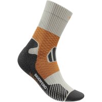 Bauerfeind Trail Run Mid Cut Socks, Men, Gravel Chalk, 42-45