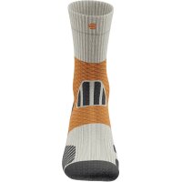 Bauerfeind Trail Run Mid Cut Socks, Men, Gravel Chalk, 46-49