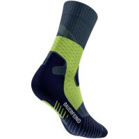 Bauerfeind Trail Run Mid Cut Socks, Women, Midnight Teal, 35-38