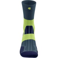 Bauerfeind Trail Run Mid Cut Socks, Women, Midnight Teal, 39-42