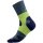 Bauerfeind Trail Run Mid Cut Socks, Women, Midnight Teal, 39-42