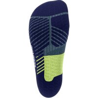 Bauerfeind Trail Run Mid Cut Socks, Women, Midnight Teal, 43-46
