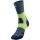 Bauerfeind Trail Run Mid Cut Socks, Women, Midnight Teal, 43-46