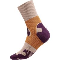 Bauerfeind Trail Run Mid Cut Socks, Women, Sunrise Peach, 35-38