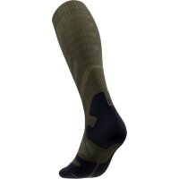 Bauerfeind Outdoor Merino Compression Socks, Men, Moss Green, 38-41, Wadenumfang M