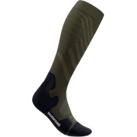 Bauerfeind Outdoor Merino Compression Socks, Men, Moss Green, 46-49, Wadenumfang L