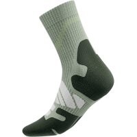 Bauerfeind Outdoor Merino Mid Cut Socks, Women, Herbal Green, 39-42