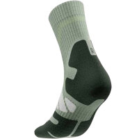 Bauerfeind Outdoor Merino Mid Cut Socks, Women, Herbal Green, 39-42