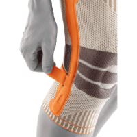 Bauerfeind Outdoor Knee Support, Sandstone-Orange, L