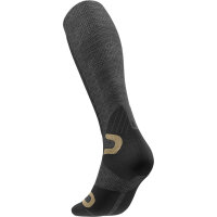 Bauerfeind Ski Alpine Compression Socks, Men, Grey, 42-45, Wadenumfang S