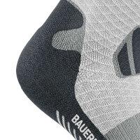 Bauerfeind Trail Run Compression Socks, Women, Graphite Grey, 43-46, Wadenumfang S