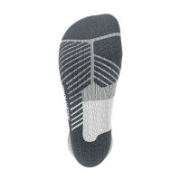 Bauerfeind Trail Run Compression Socks, Women, Graphite Grey, 43-46, Wadenumfang M