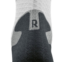 Bauerfeind Trail Run Compression Socks, Women, Graphite Grey, 43-46, Wadenumfang M