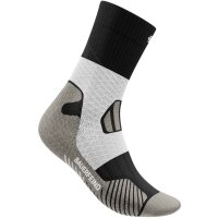 Bauerfeind Trail Run Mid Cut Socks, Men, Carbon Black, 42-45