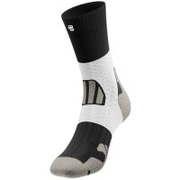 Bauerfeind Trail Run Mid Cut Socks, Men, Carbon Black, 46-49