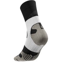 Bauerfeind Trail Run Mid Cut Socks, Men, Carbon Black, 46-49