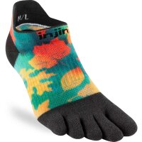 Injinji WOMENS RUN LIGHTWEIGHT NO-SHOW SPECTRUM FOLIAGE M/L