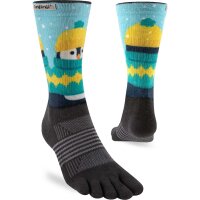 Injinji WOMENS TRAIL MIDWEIGHT CREW SPECTRUM POLAR M/L