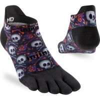 Injinji RUN LIGHTWEIGHT NO-SHOW SPECTRUM BONES S