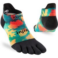 Injinji RUN LIGHTWEIGHT NO-SHOW SPECTRUM FOLIAGE L
