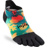 Injinji RUN LIGHTWEIGHT NO-SHOW SPECTRUM FOLIAGE L