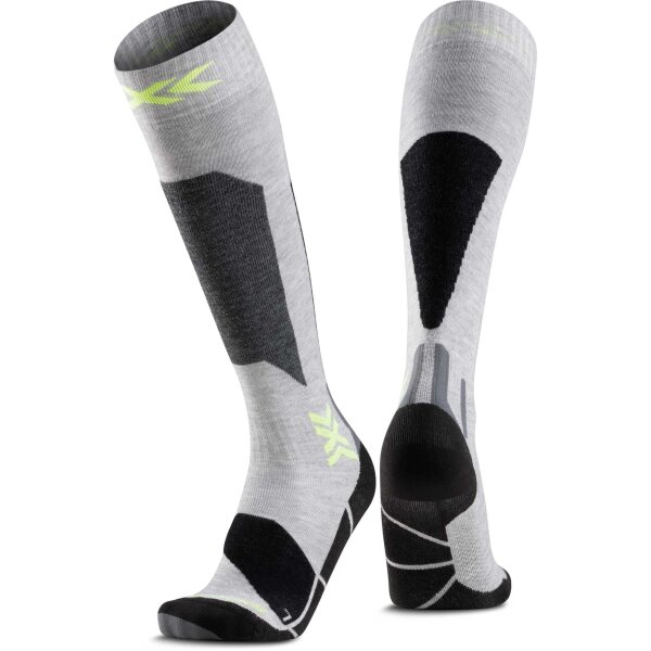 X-SOCKS® SKI DISCOVER OTC RHINO GREY/CANARY SIZE 42-44