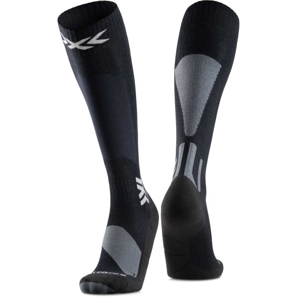 X-SOCKS® SKI DISCOVER MERINO OTC X BLACK/GREY SIZE 39-41