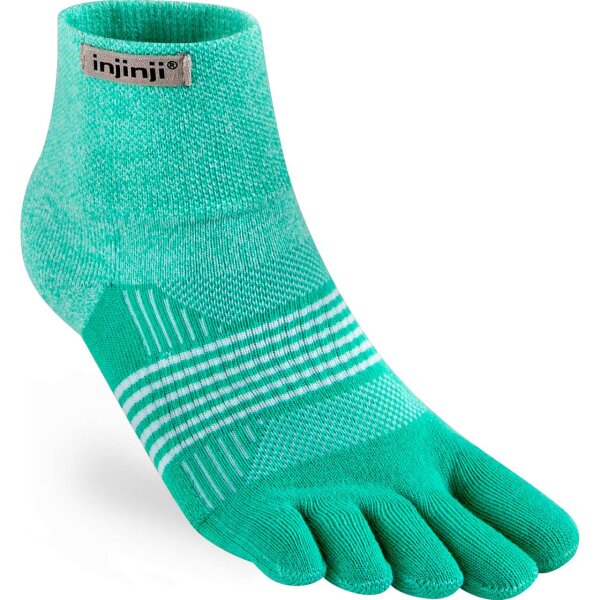 Injinji WOMENS TRAIL MIDWEIGHT MINI CREW FIREFLY M/L