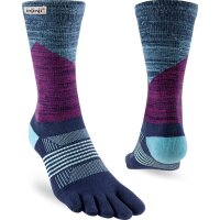 Injinji WOMENS TRAIL MIDWEIGHT CREW TWILIGHT M/L