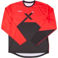 G-Form Langarmshirt Pro-X4 red/black, Gr. S (Brustumfang...