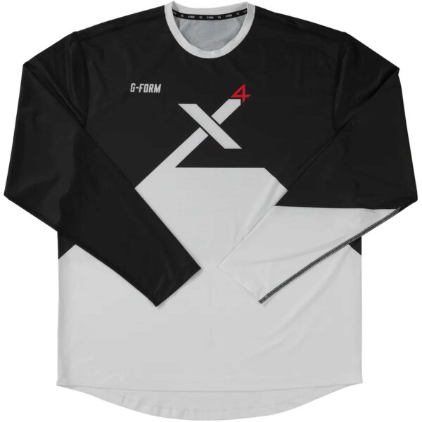 G-FORM LANGARMSHIRT PRO-X 4 BLACK/WHITE GR. S