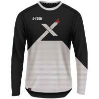 G-FORM LANGARMSHIRT PRO-X4 BLACK/WHITE GR. M