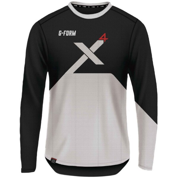 G-FORM LANGARMSHIRT PRO-X 4 BLACK/WHITE GR. XL