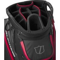 Wilson Alpine Dry Cart Bag - Black/grey/red