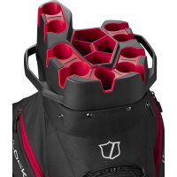 Wilson I-Lock Cart Bag Black/Red