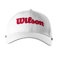 Wilson Tour Cap White/Red OSFA
