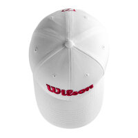 Wilson Tour Cap White/Red OSFA