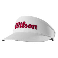 Wilson Tour Visor - White/red