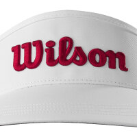 Wilson Tour Visor - White/red